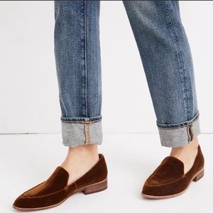 Madewell Velvet Loafers